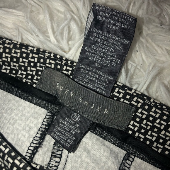 Checkard Suzy Sheir Cropped Dress Pants - Picture 3 of 4